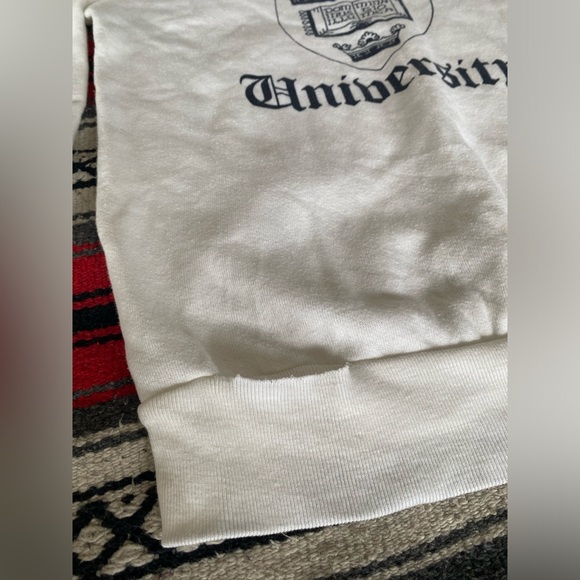 VTG Blues London Oxford University Crewneck Pullover Sweater! Medium. 80’s. - Picture 10 of 13